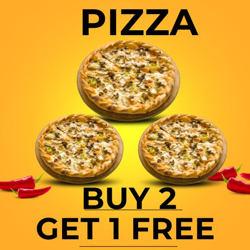 Large Pizza Offer : Buy 2 & Get 1 Free